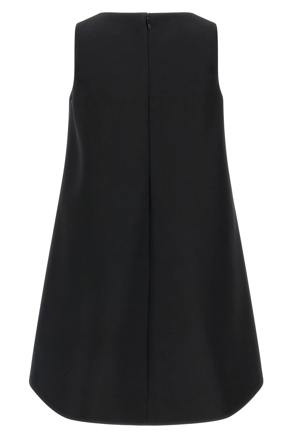 the flared balenciaga dress defines an essential silhouette through rigorous geo