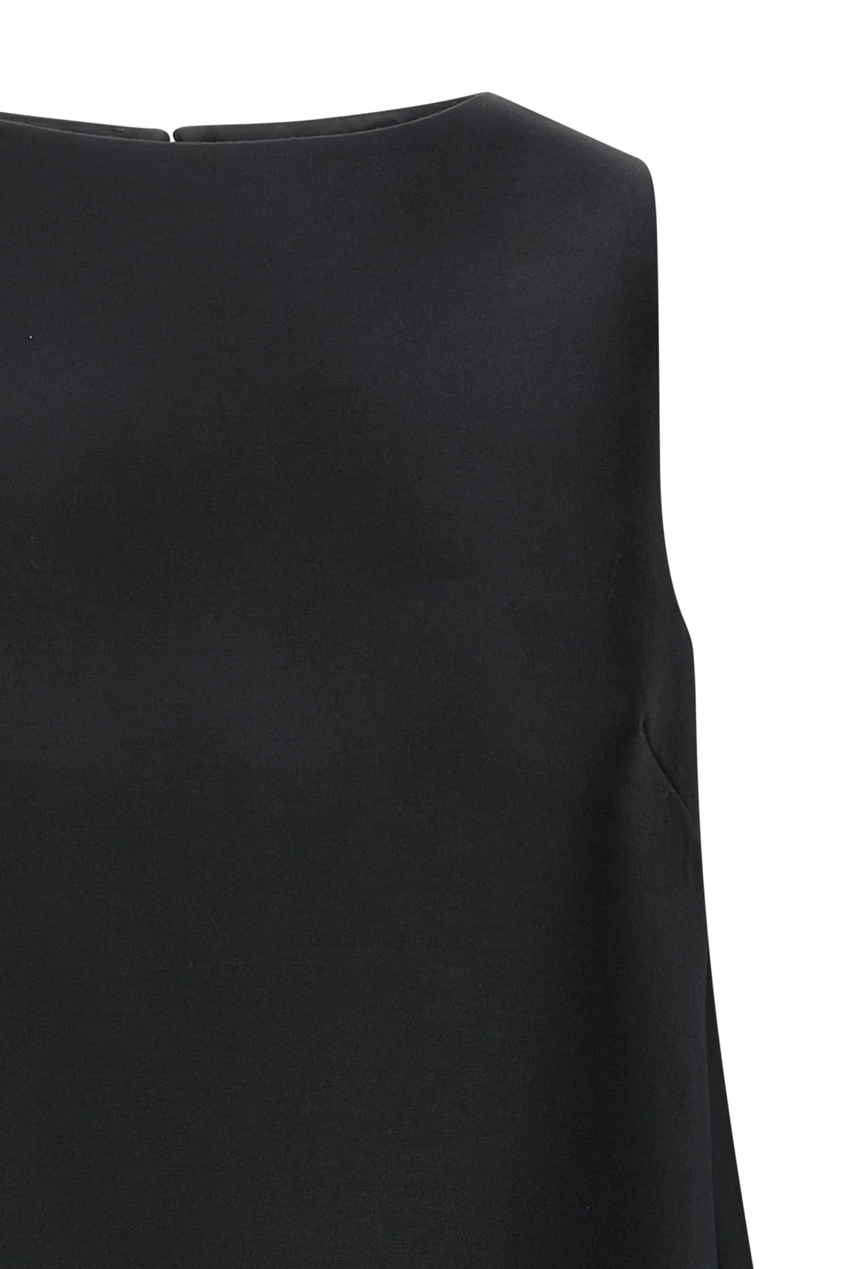 the flared balenciaga dress defines an essential silhouette through rigorous geo
