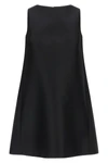 the flared balenciaga dress defines an essential silhouette through rigorous geo