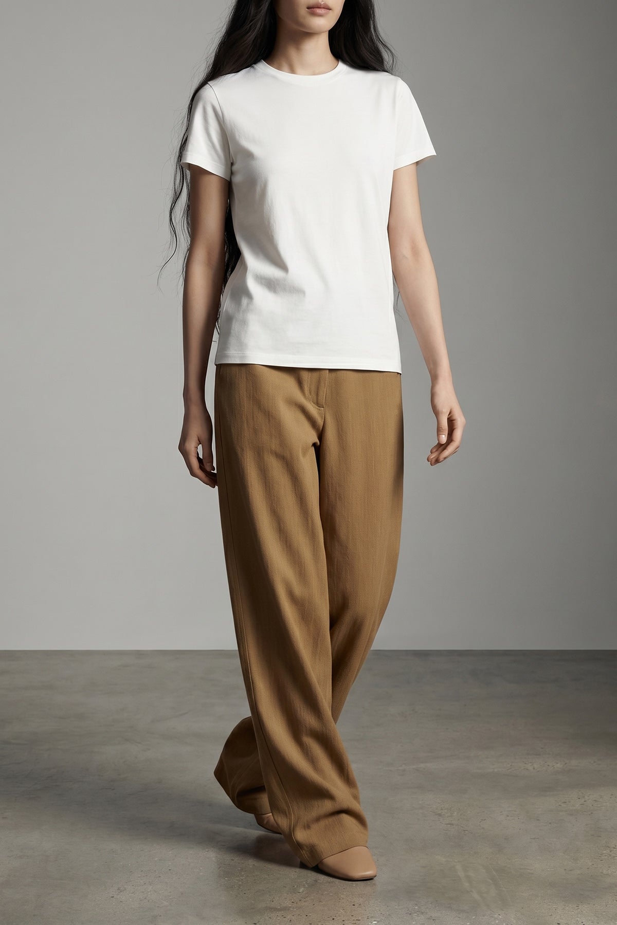 basic cotton jersey crewneck