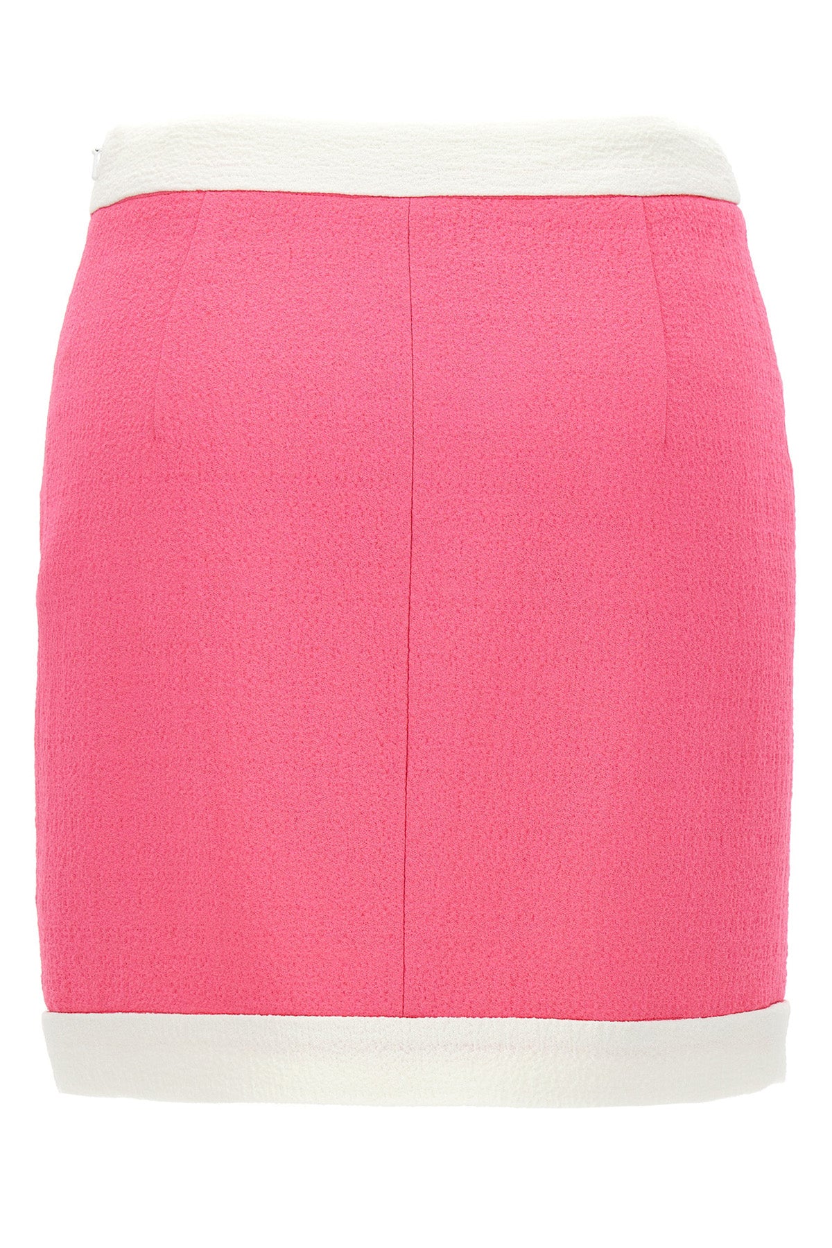 MOSCHINO 42 heart buttons viscose skirt