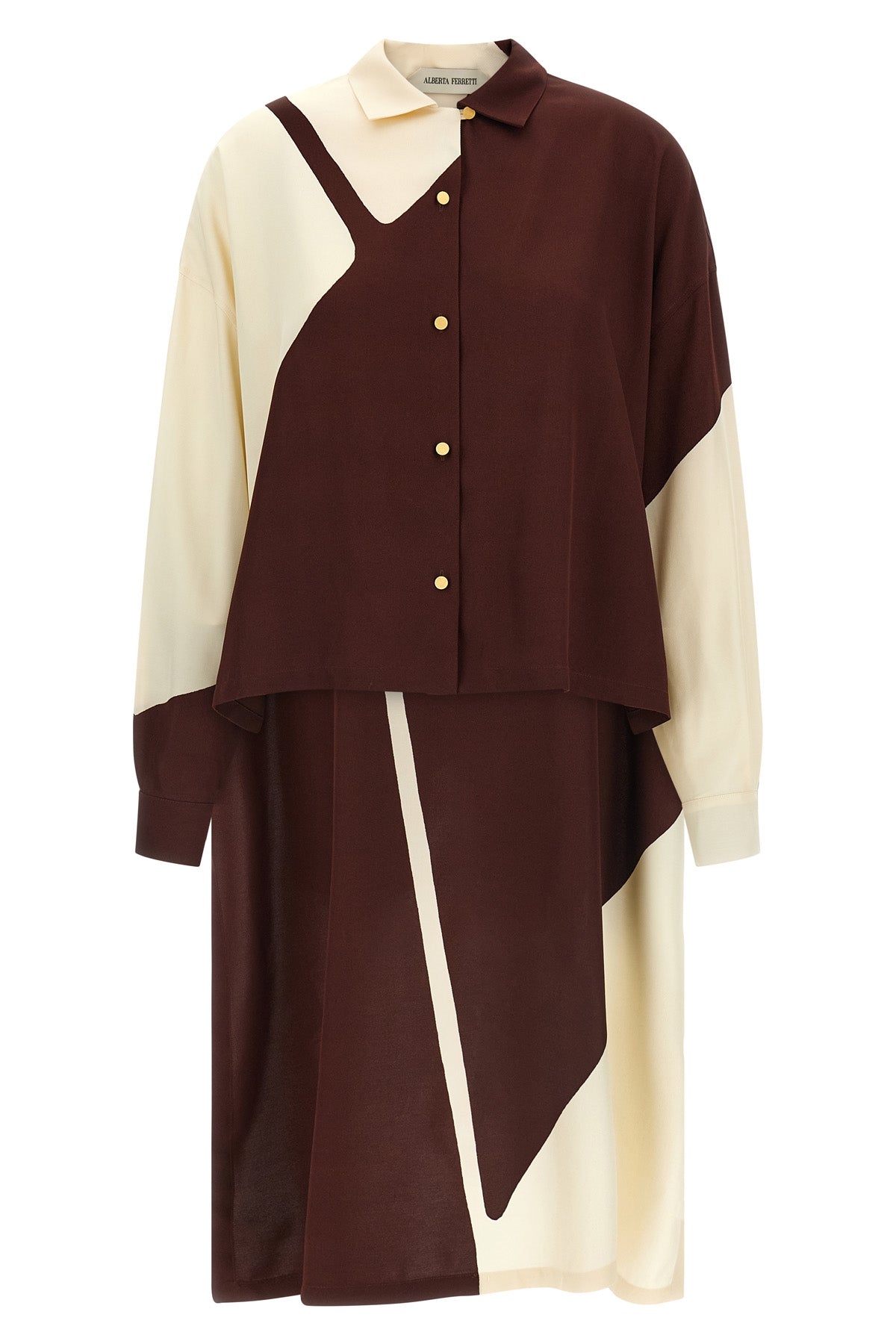 ALBERTA FERRETTI 38 fluid viscose shirt