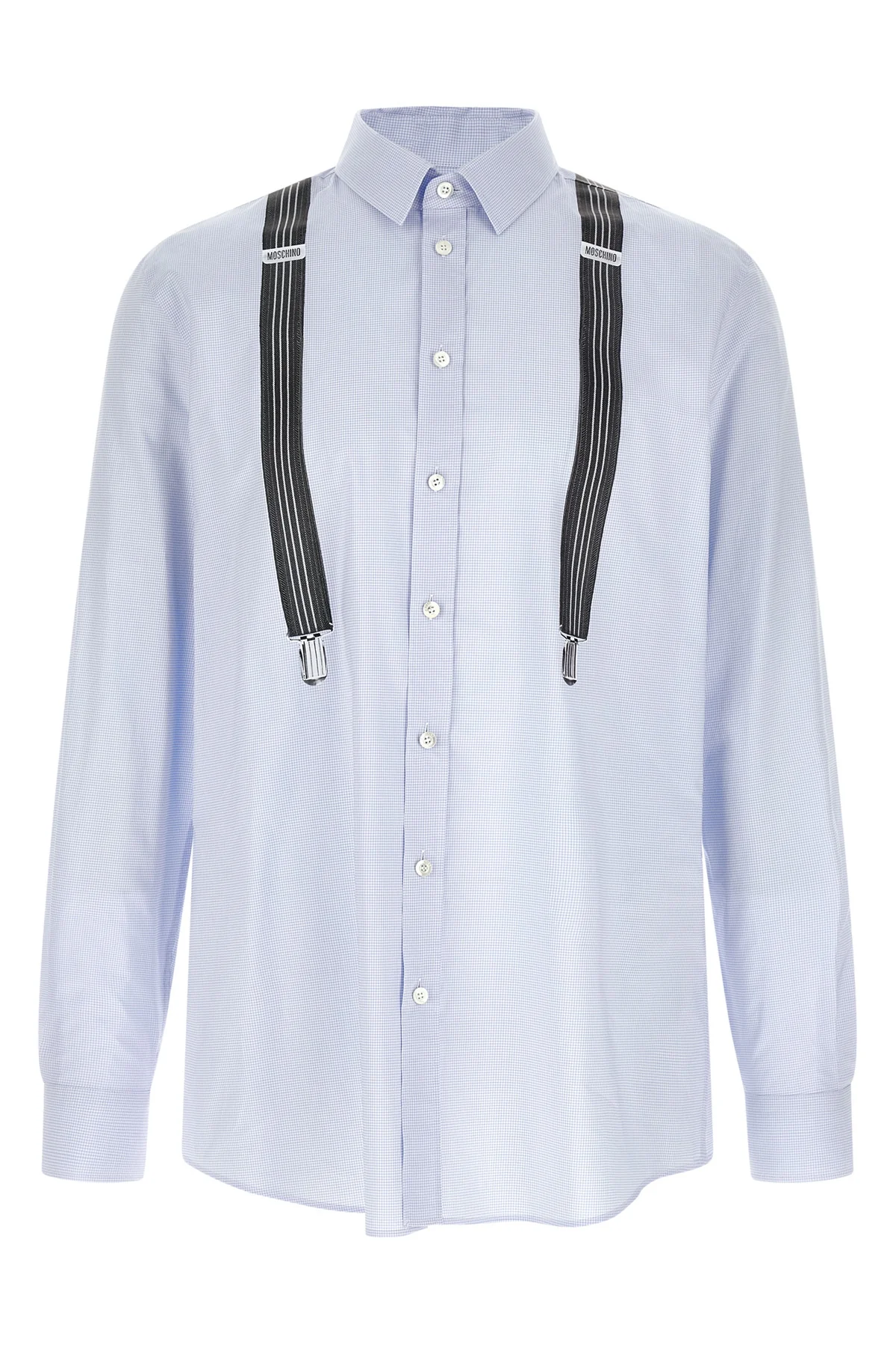 MOSCHINO L cotton vichy shirt