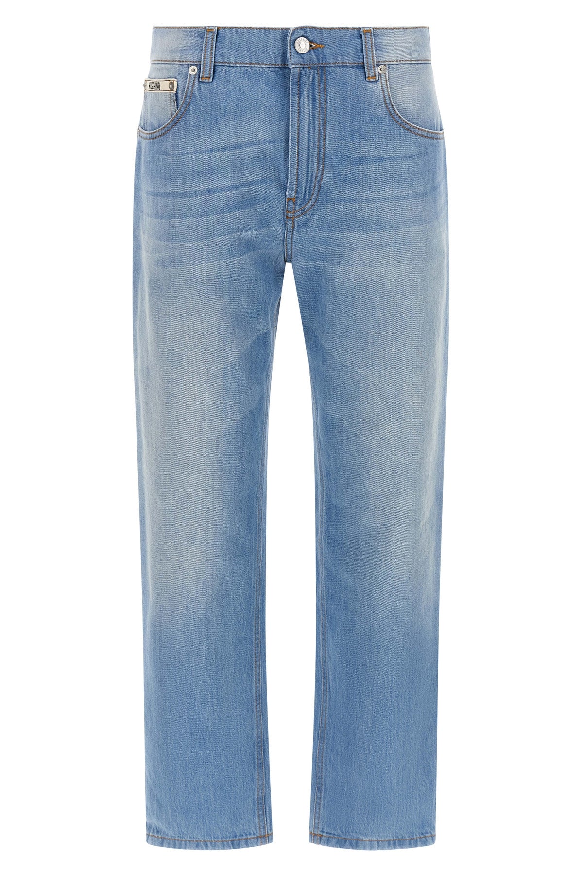 moschino jeans redefine the daily wardrobe through a straight-leg silhouette