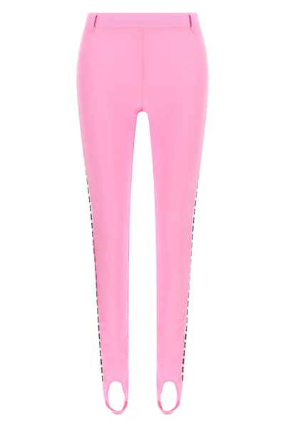 moschino leggings stand out for a construction that blends sporty aesthetics and