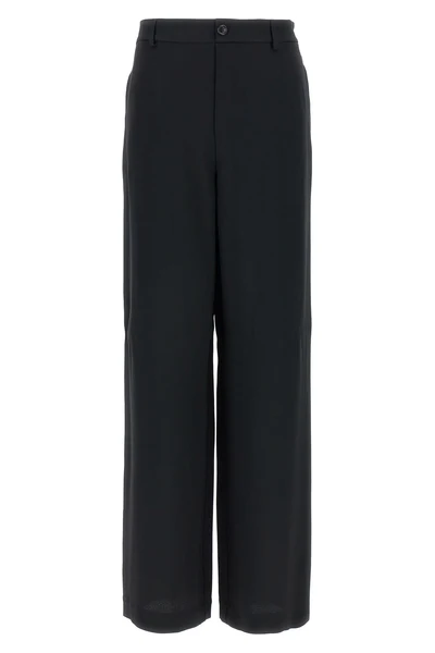 acetate blend trousers