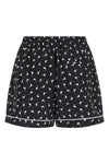 silk twill shorts