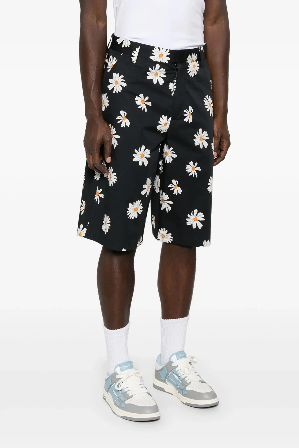 MOSCHINO 48 cotton satin bermuda shorts