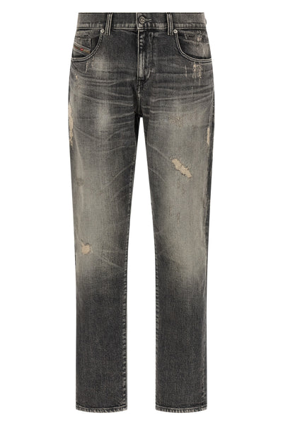 2019 d-strukt mid-waist jeans diesel