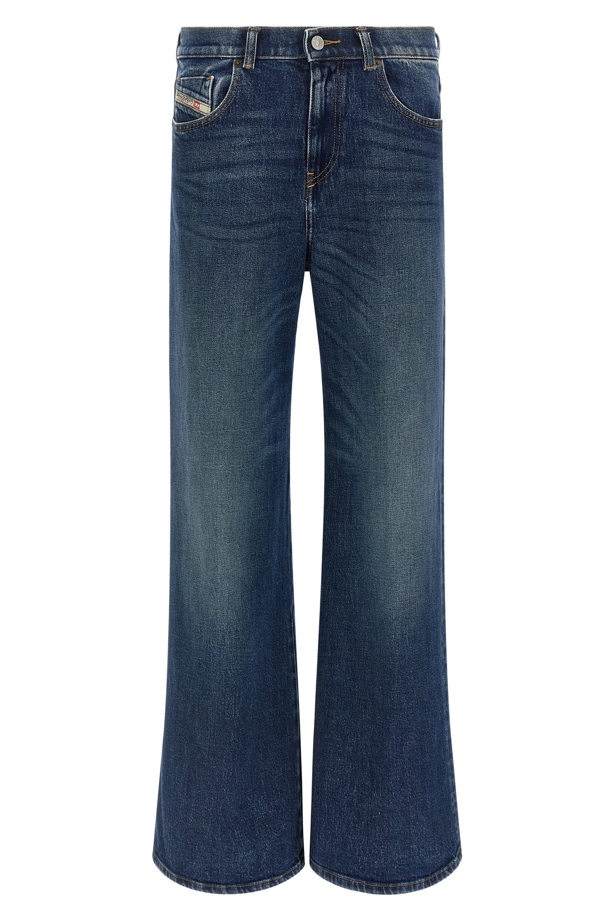 DIESEL 23 1978 d-akemi stonewashed cotton denim jeans