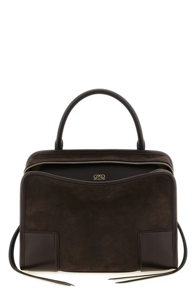 the amazona 180 medium loewe handbag exemplifies manufacturing excellence throug