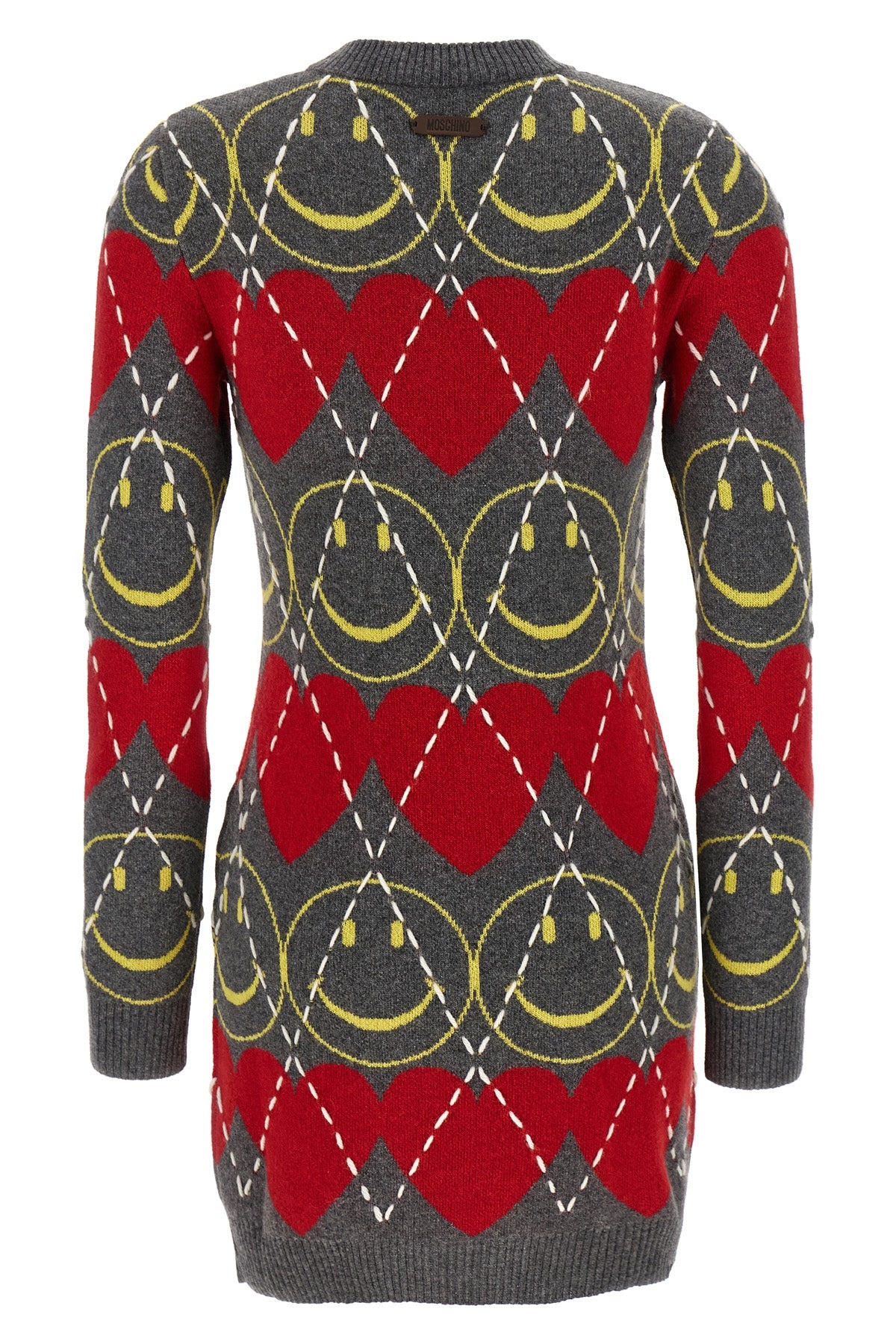 MOSCHINO 38 wool blend mini dress