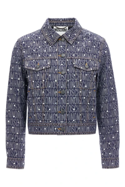 cotton denim blend jacket