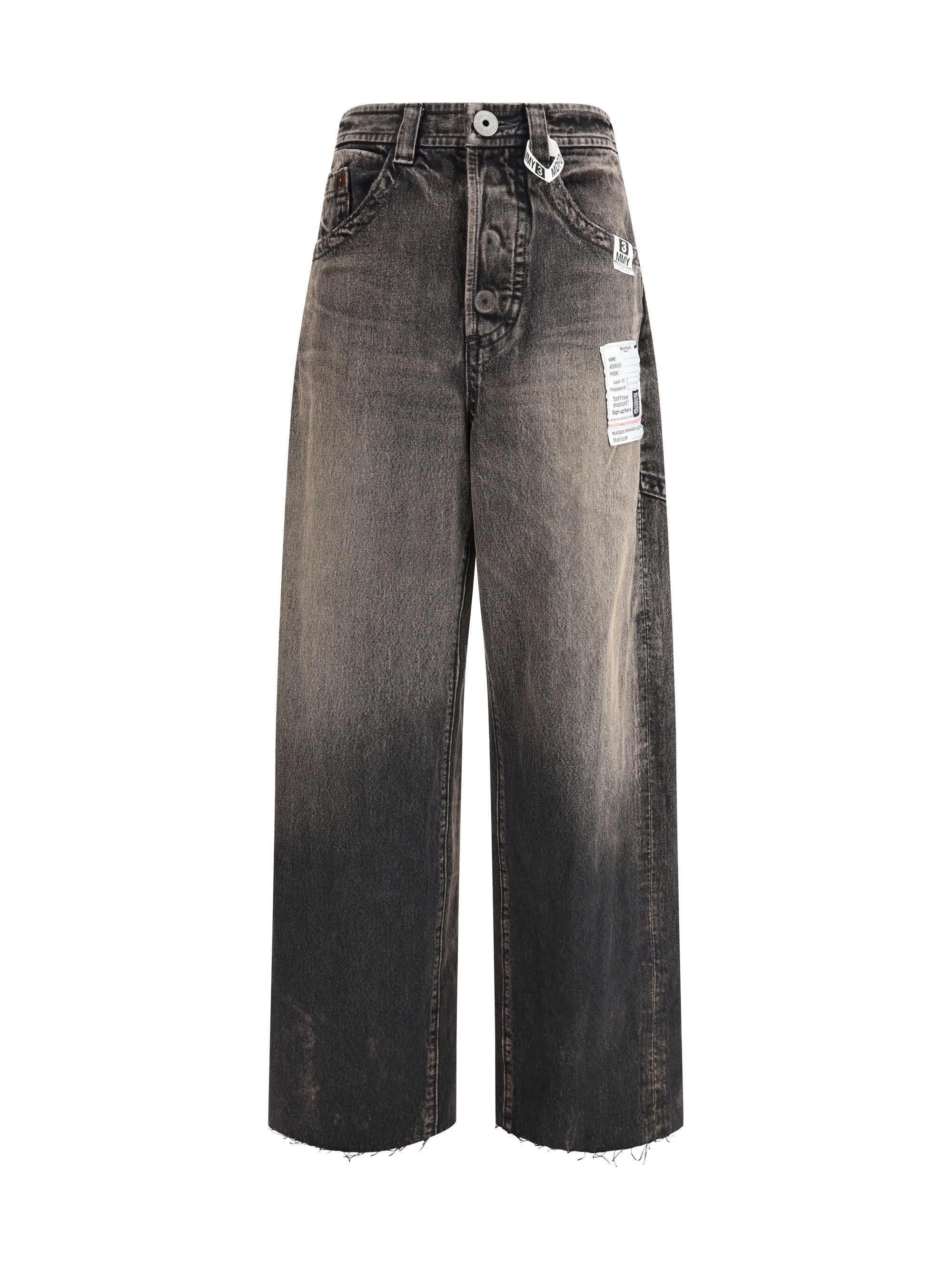 MAISON MIHARA YASUHIRO 38 “amateur sewn like” wide denim jeans
