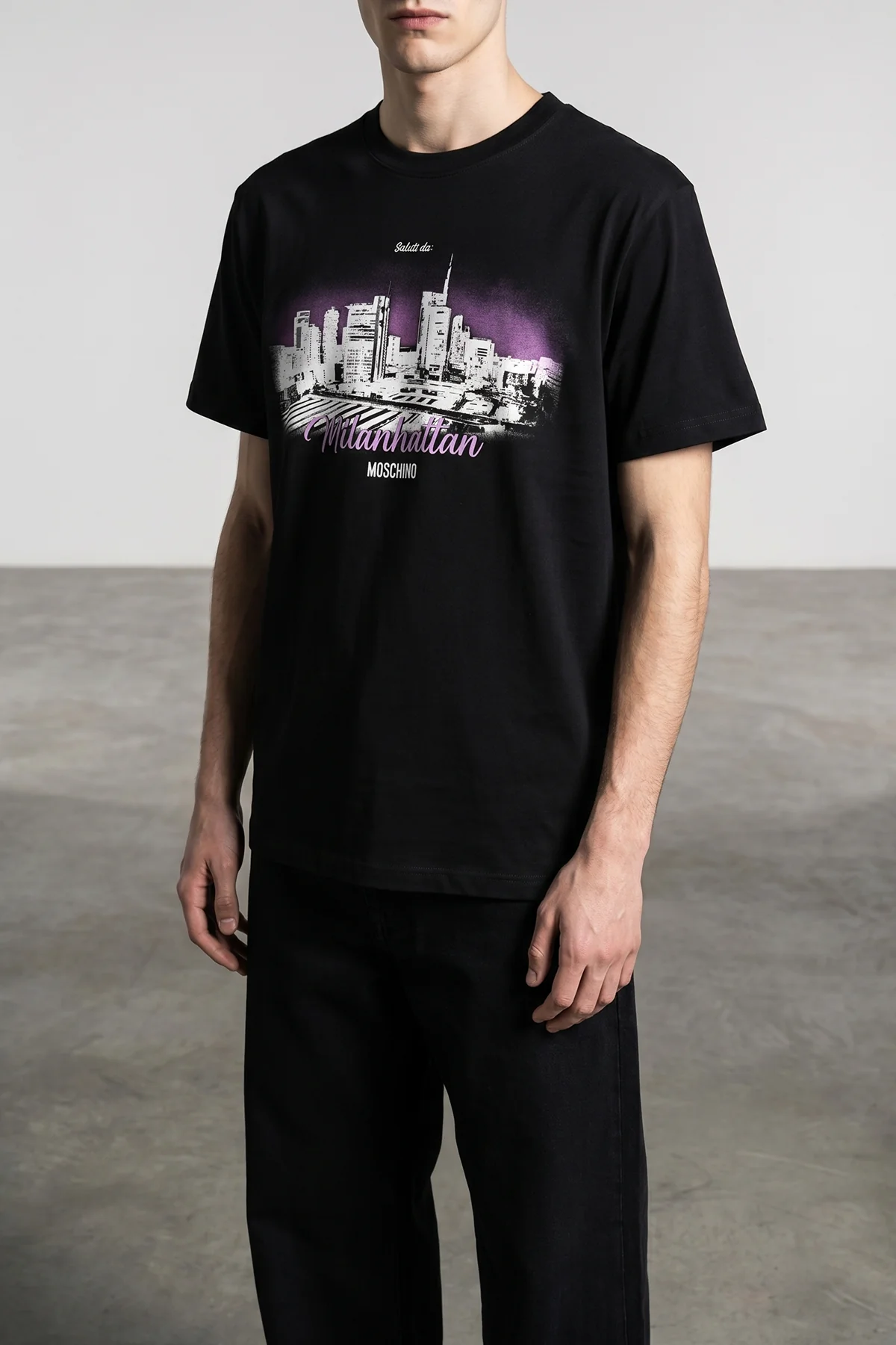 MOSCHINO L the moschino milanhattan t-shirt