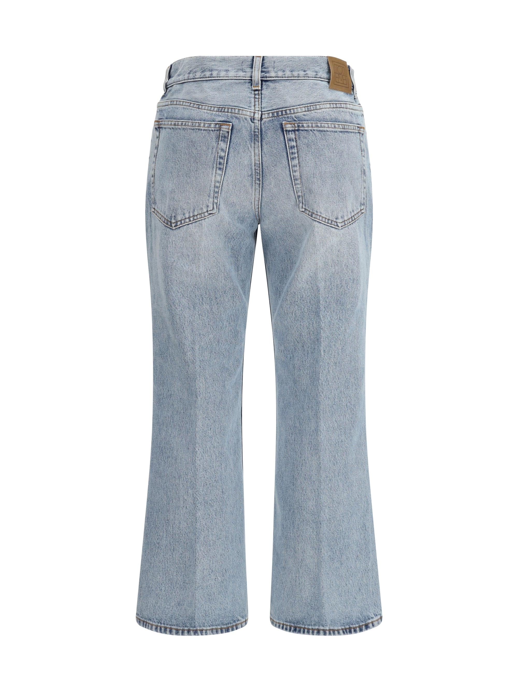 TOTEME 26 cotton flared-hem jeans