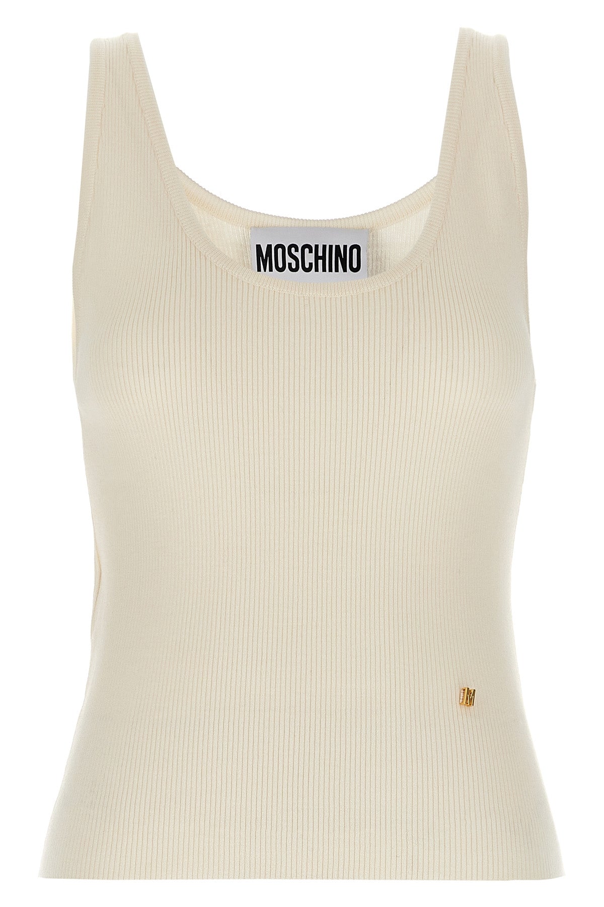 MOSCHINO 38 silk blend knit top
