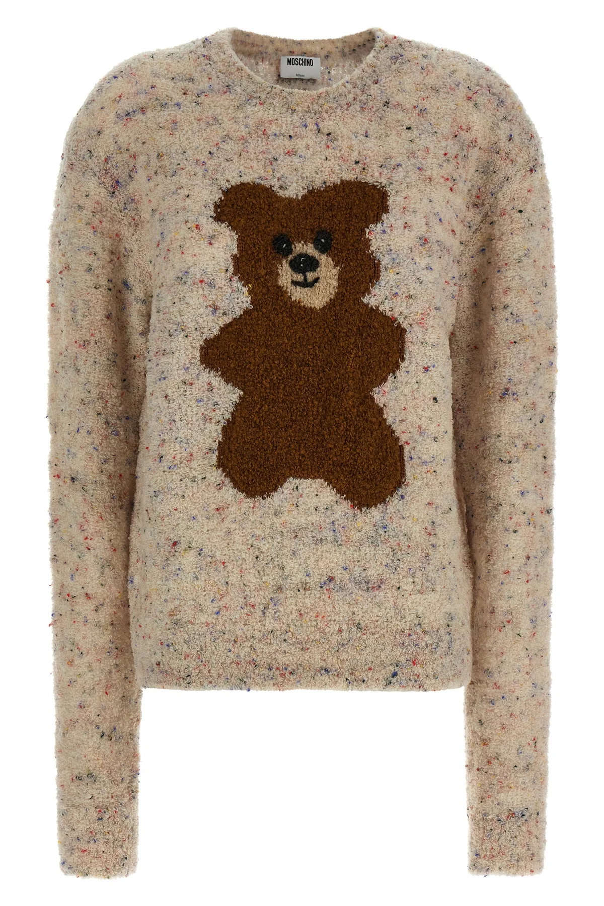 MOSCHINO 38 the moschino jersey reinterprets the brands codes through an essential crewneck