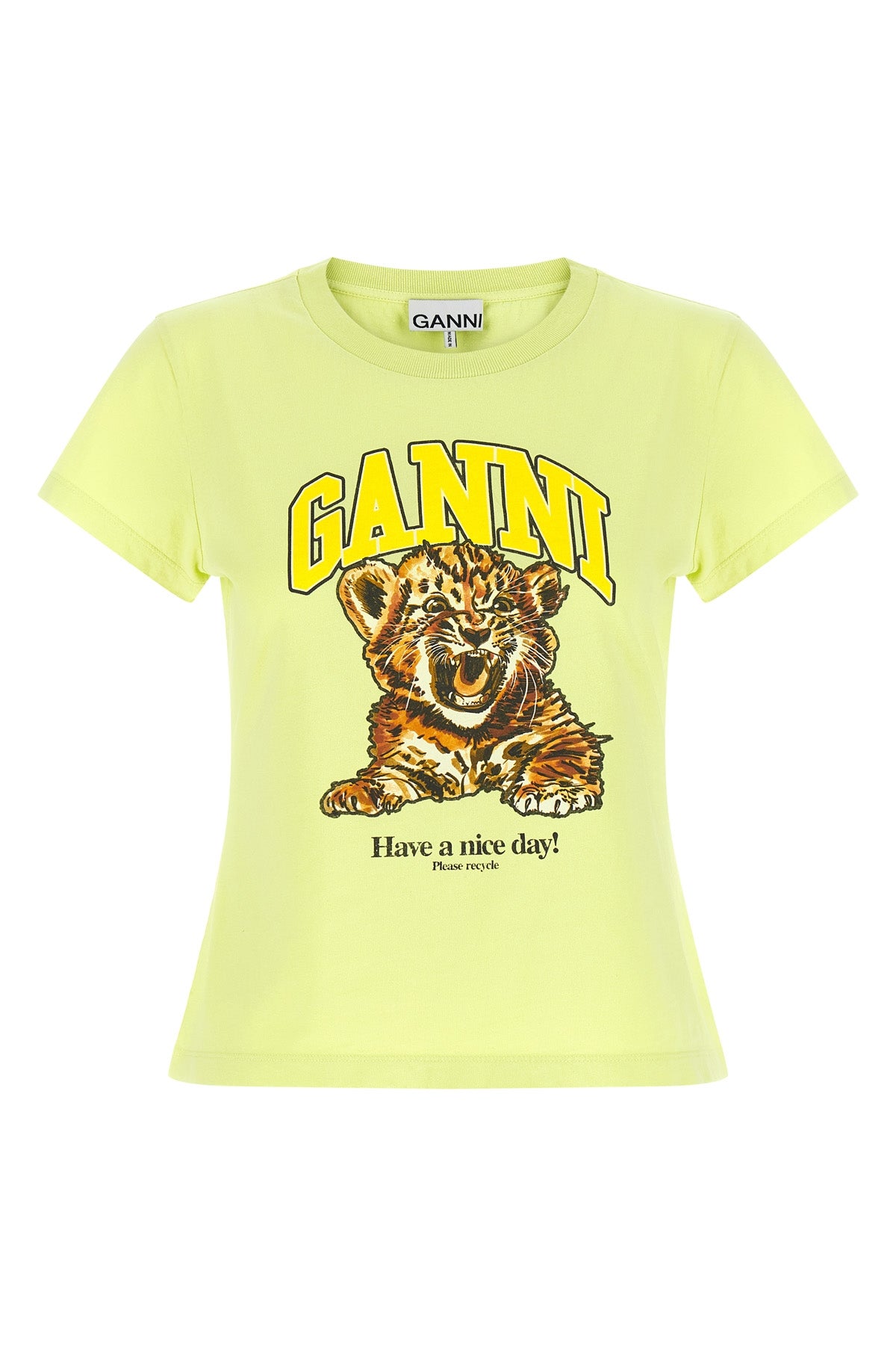 GANNI M cotton jersey t-shirt