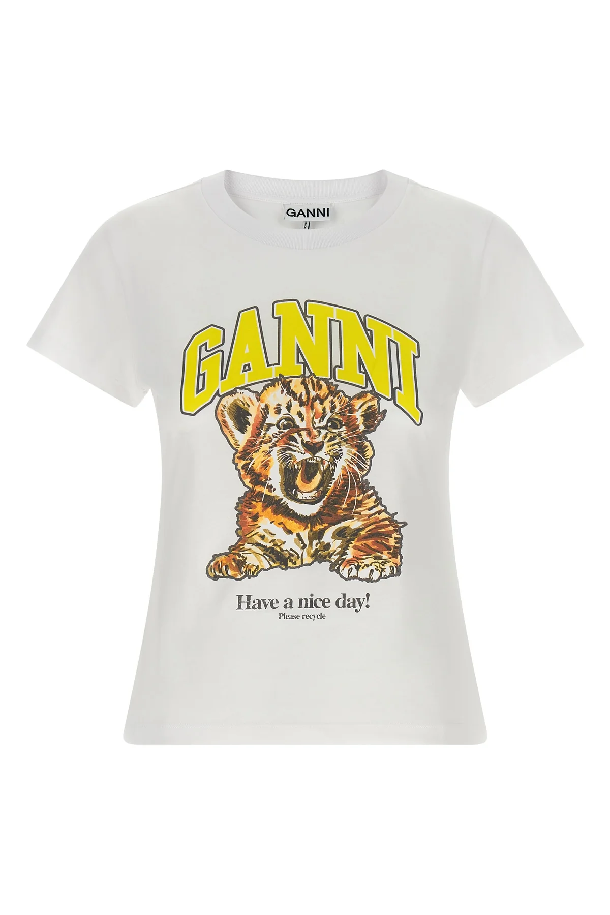 GANNI S cotton jersey t-shirt