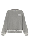 isoli mélange cotton sweatshirt