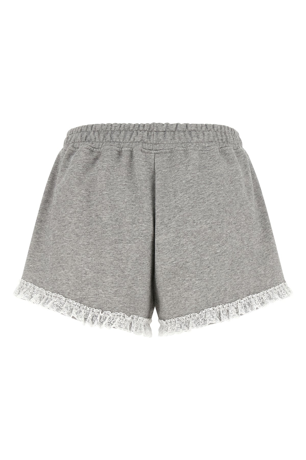 GANNI L isoli cotton mélange shorts