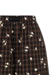 gannis check flower bermuda shorts present a masterful balance between sartor