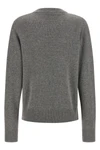 the ganni crew neck sweater stands out for its compact knitting in a versatile m