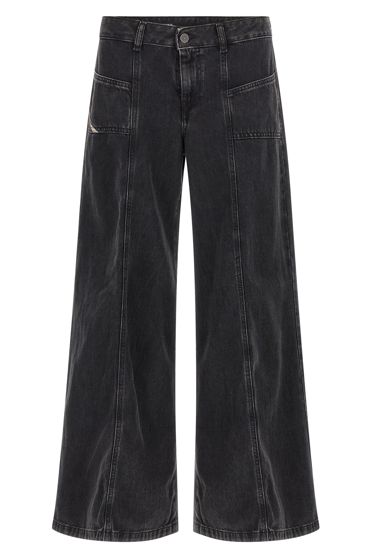 DIESEL 23 d-akii mid-rise cotton jeans