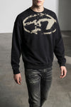 s-boxt-n5 sweatshirt in unbrushed cotton fleece