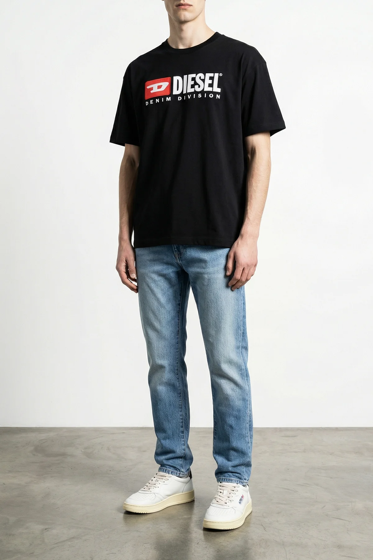 DIESEL L t-boxt-div cotton jersey t-shirt