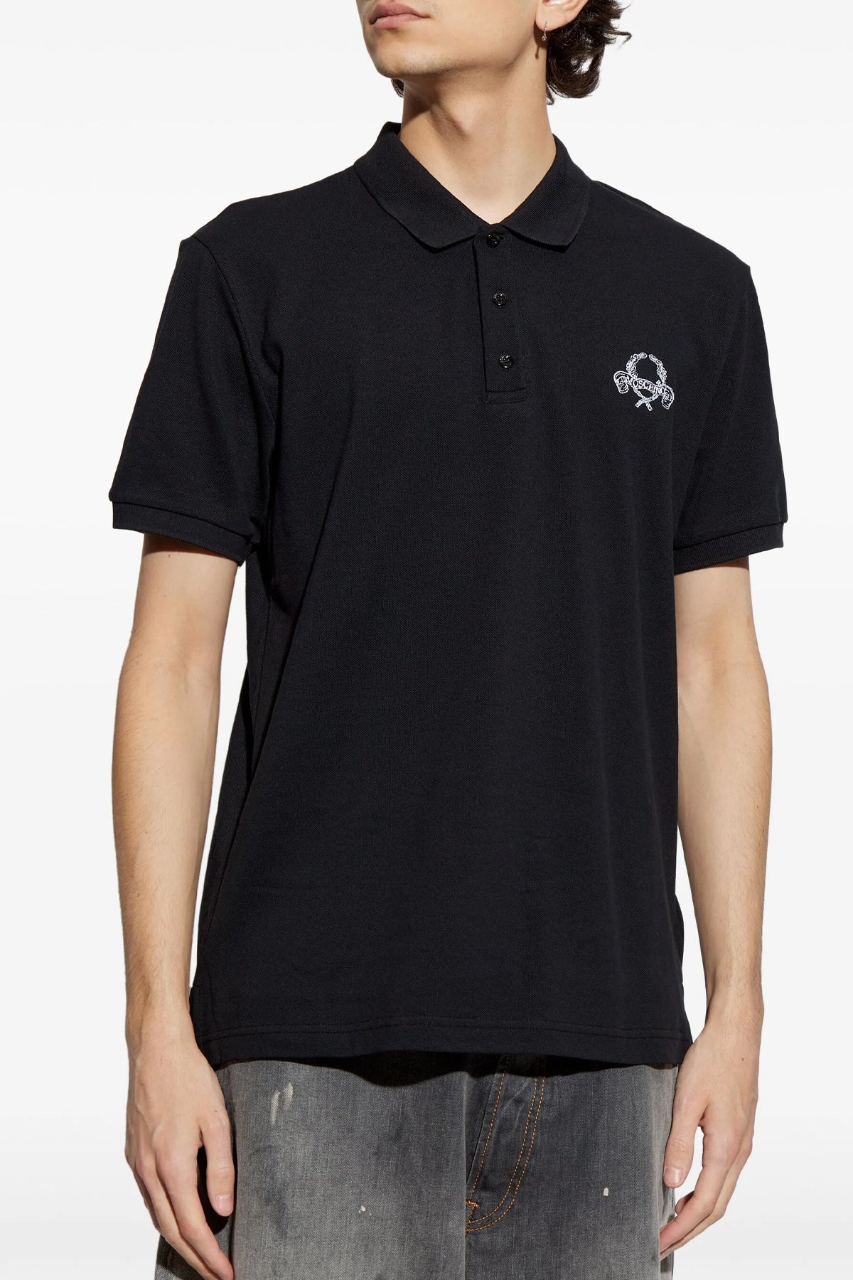 cotton piqué polo shirt