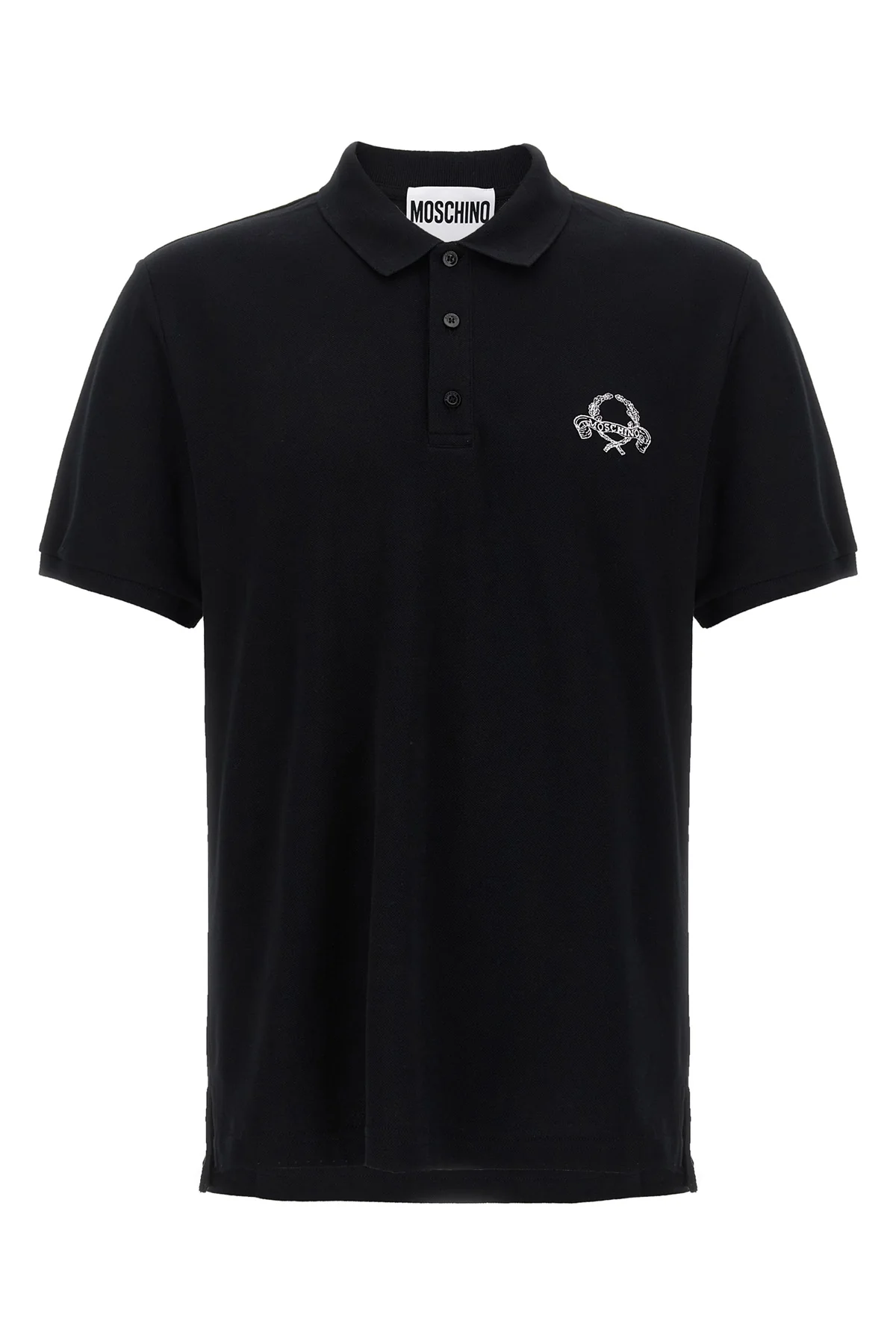 MOSCHINO 46 cotton piqué polo shirt