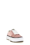 eric sneakers in suede and cotton canvas