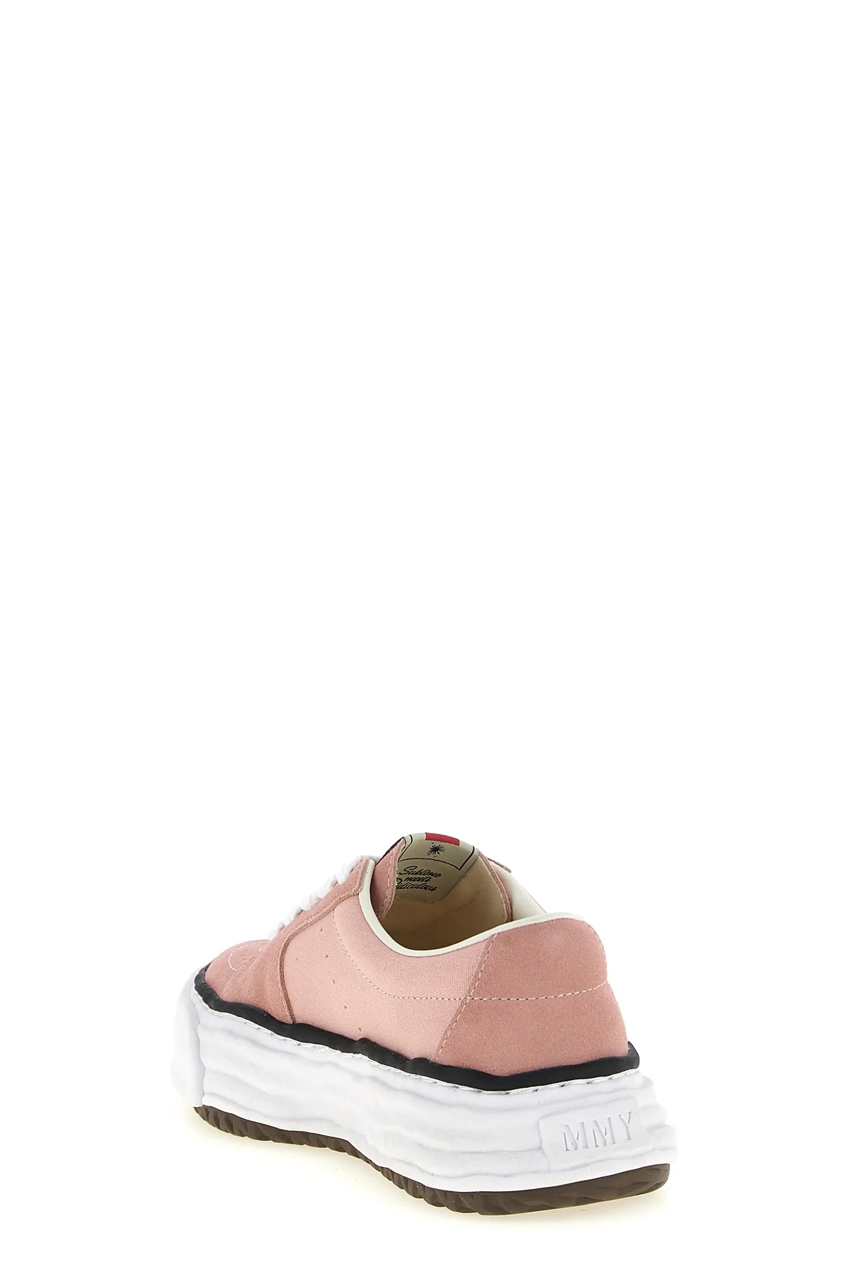 eric sneakers in suede and cotton canvas