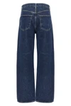low curve medium waist denim jeans in indigo cotton