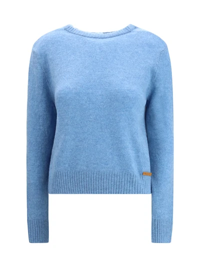 long-sleeved crewneck sweater