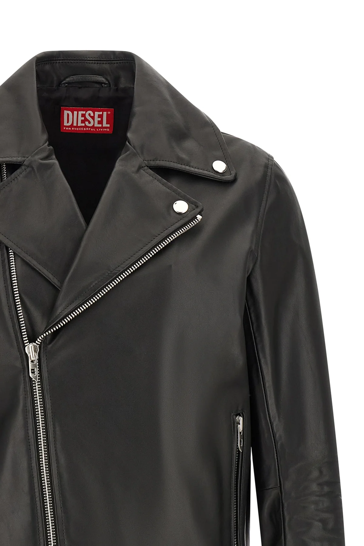the diesel l-eo-wrd biker jacket