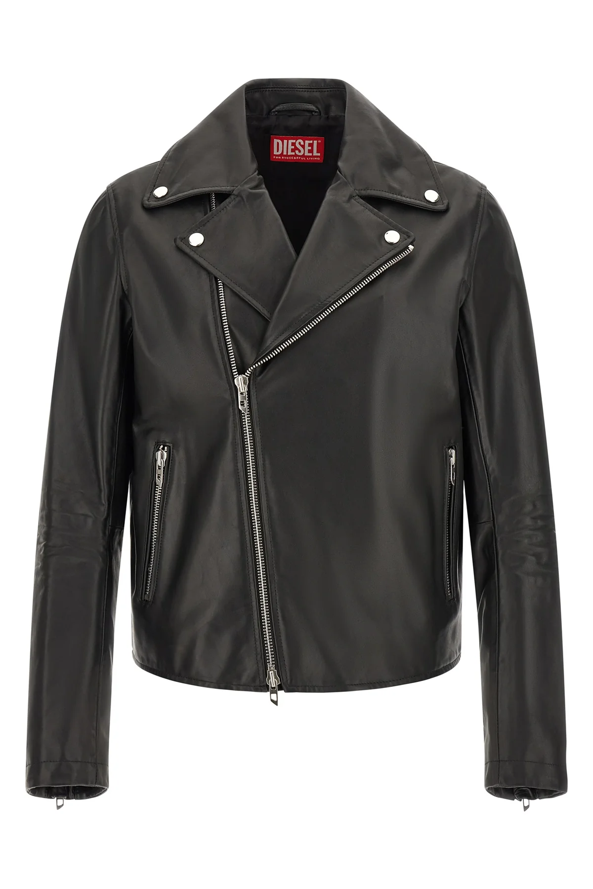 the diesel l-eo-wrd biker jacket
