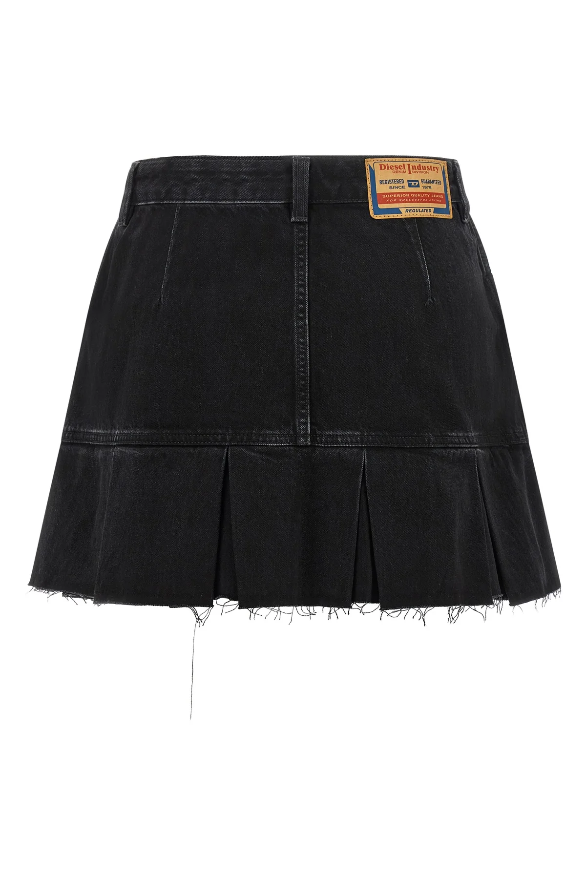 DIESEL 24 the de-reen diesel mini skirt redefines casual codes through a structured low-