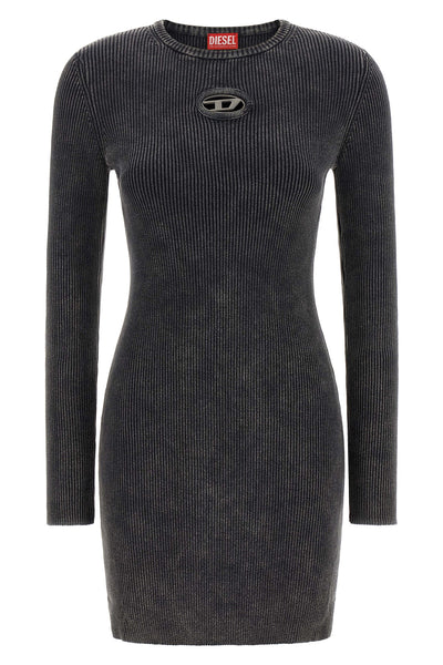 the diesel m-anchorage-ls mini dress defines a contemporary approach to struct