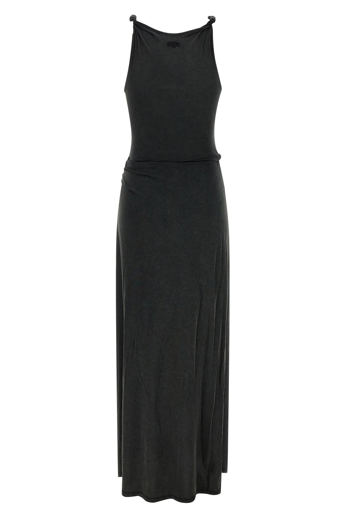 DIESEL M long d-estiga-s1 dress in délavé-effect stretch modal