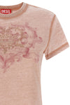 diesels short-sleeved t-ila-aa1 t-shirt is defined by a tight silhouette and