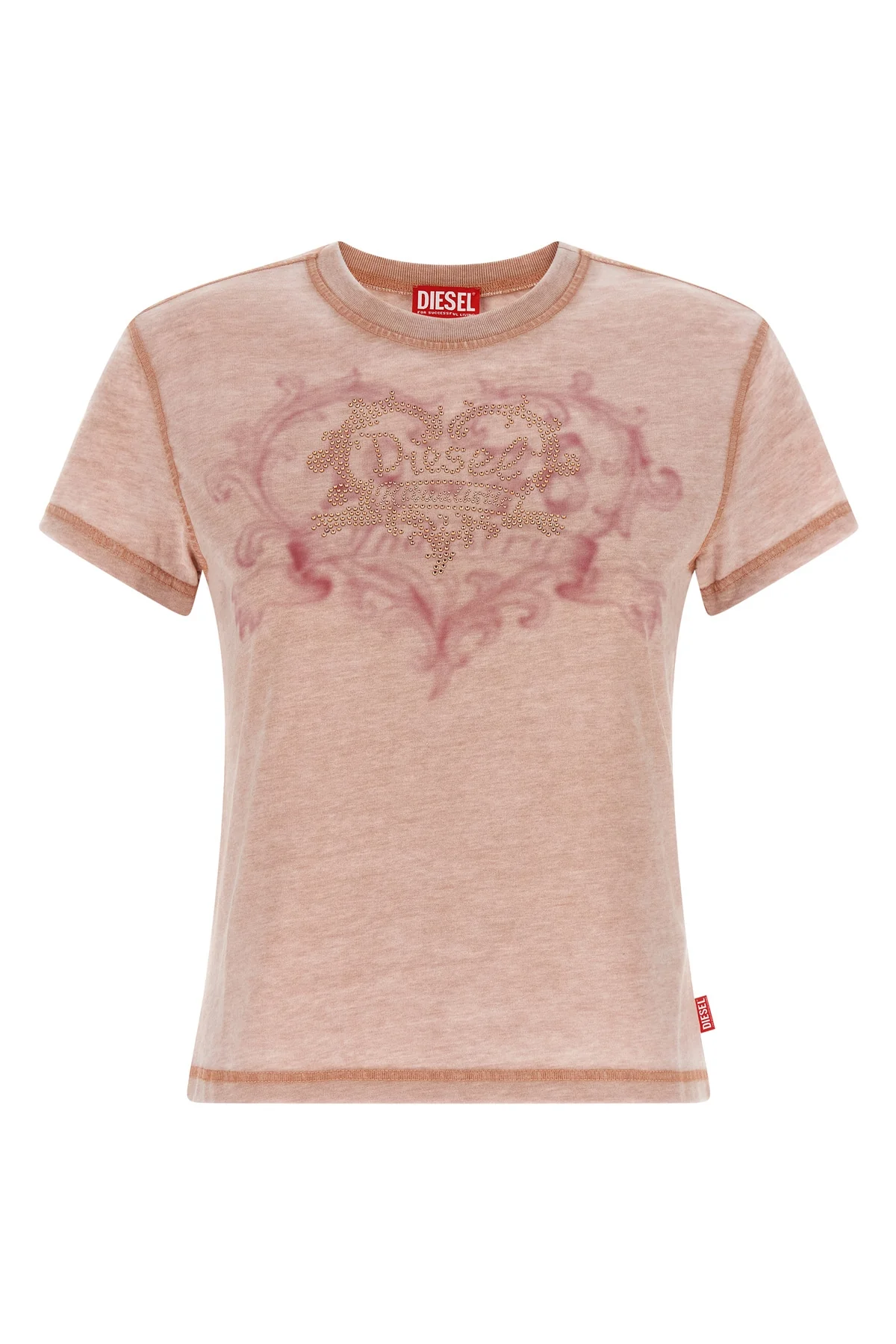 diesels short-sleeved t-ila-aa1 t-shirt is defined by a tight silhouette and