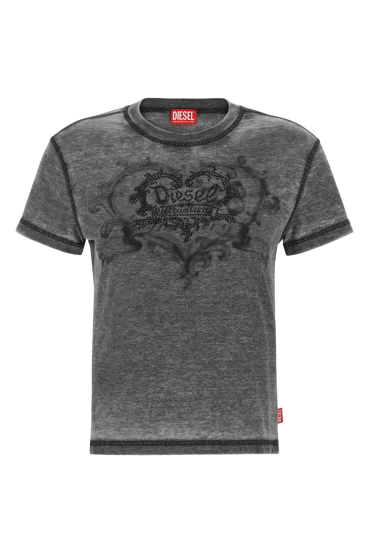 DIESEL L diesels t-ila-aa1 short-sleeved t-shirt stands out for its slim silhouette an