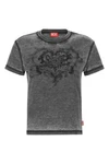 diesels t-ila-aa1 short-sleeved t-shirt stands out for its slim silhouette an