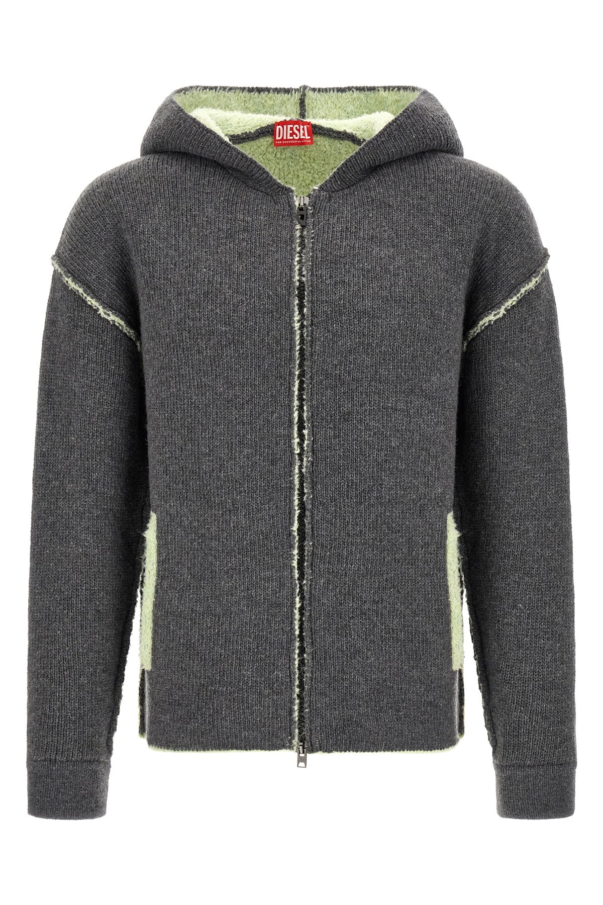 DIESEL L the diesel k-boubby knit hoodie