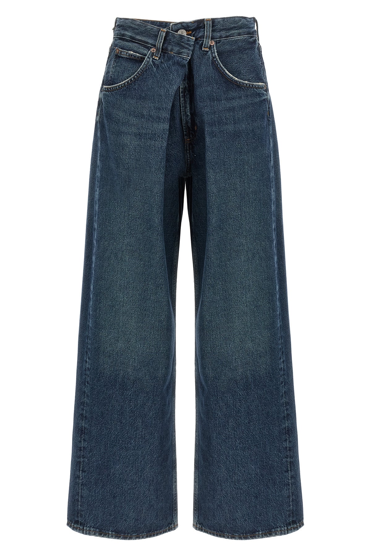 AGOLDE 24 vana fold cotton denim jeans