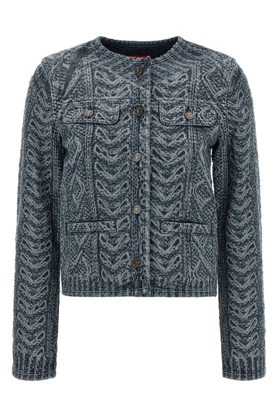 the diesel de-grafy-s2 denim jacket redefines the codes of casual dress throug