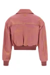 the aviator-style jacket by diesel l-avia redefines classic volumes through a